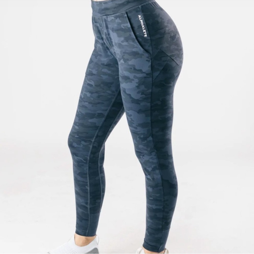 Alphalete Pro- Elite Joggers Dark Navy Camo
